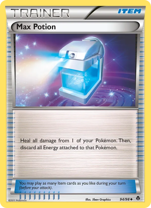 Max Potion - Emerging Powers Pokemon Card
