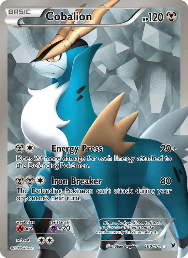 Cobalion - Noble Victories Pokemon Card