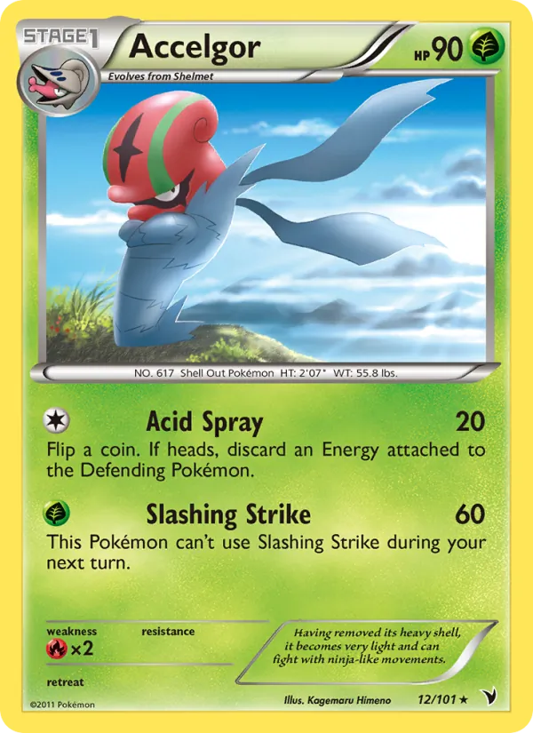 Accelgor - Noble Victories Pokemon Card