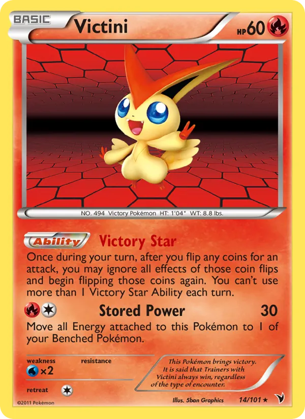 Victini - Noble Victories Pokemon Card