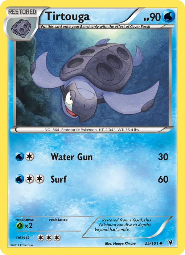 Tirtouga - Noble Victories Pokemon Card