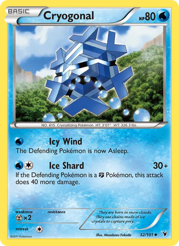 Cryogonal - Noble Victories Pokemon Card