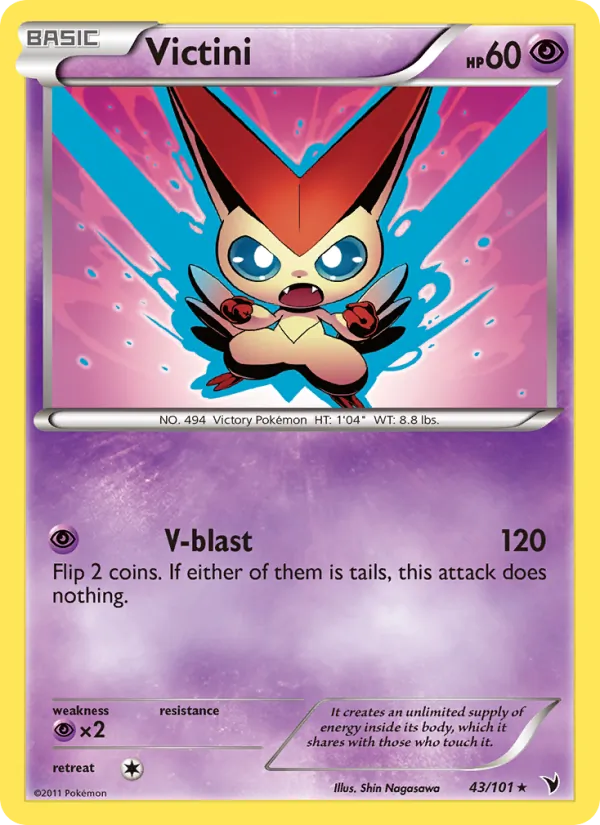 Victini - Noble Victories Pokemon Card