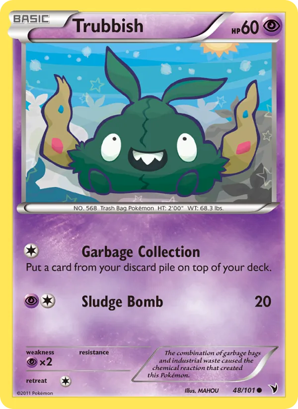 Trubbish - Noble Victories Pokemon Card