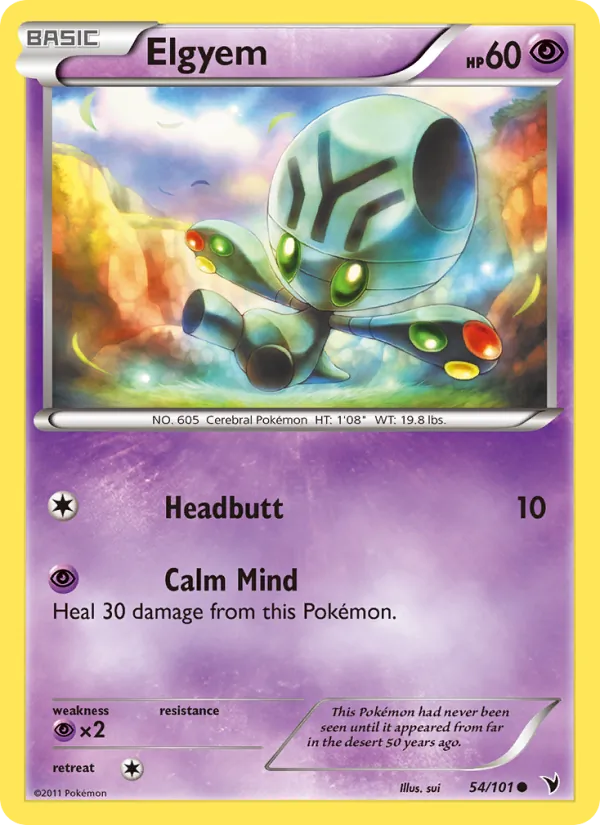 Elgyem - Noble Victories Pokemon Card
