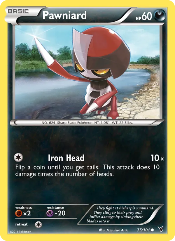Pawniard - Noble Victories Pokemon Card