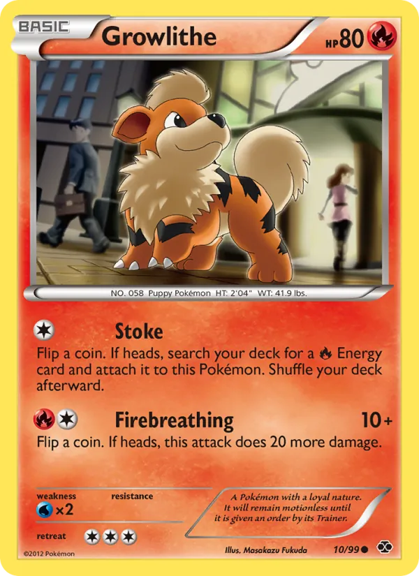Growlithe - Next Destinies Pokemon Card