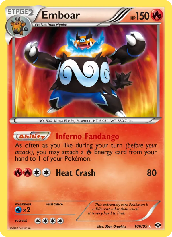 Emboar - Next Destinies Pokemon Card