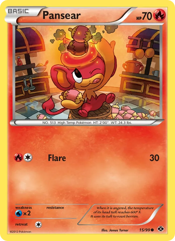 Pansear - Next Destinies Pokemon Card
