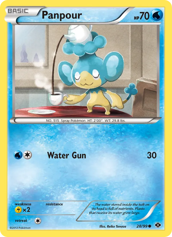 Panpour - Next Destinies Pokemon Card