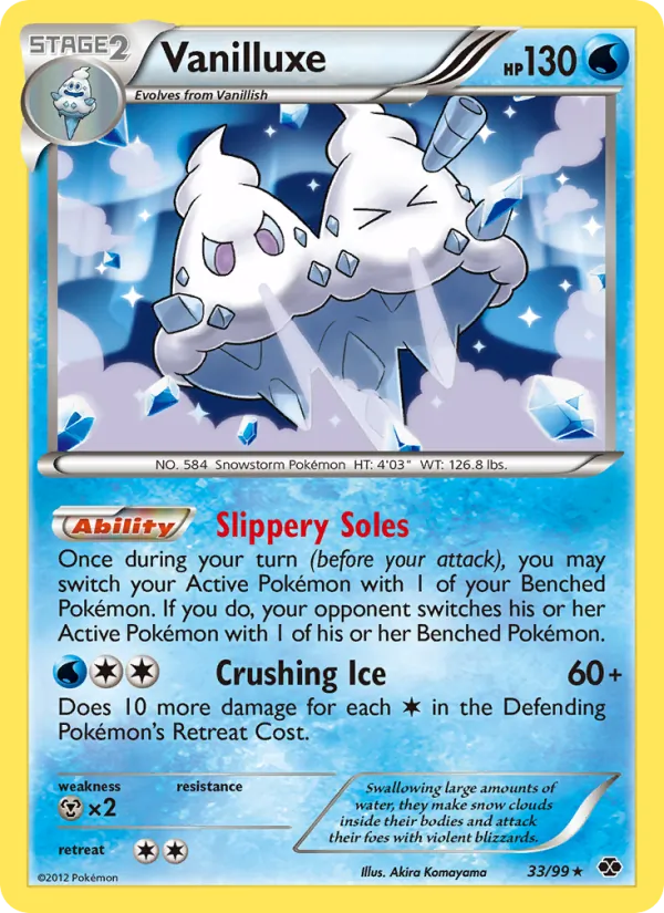 Vanilluxe - Next Destinies Pokemon Card