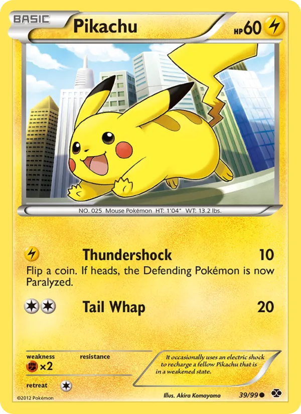 Pikachu - Next Destinies Pokemon Card