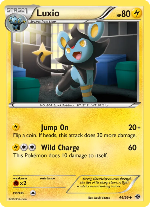 Luxio - Next Destinies Pokemon Card