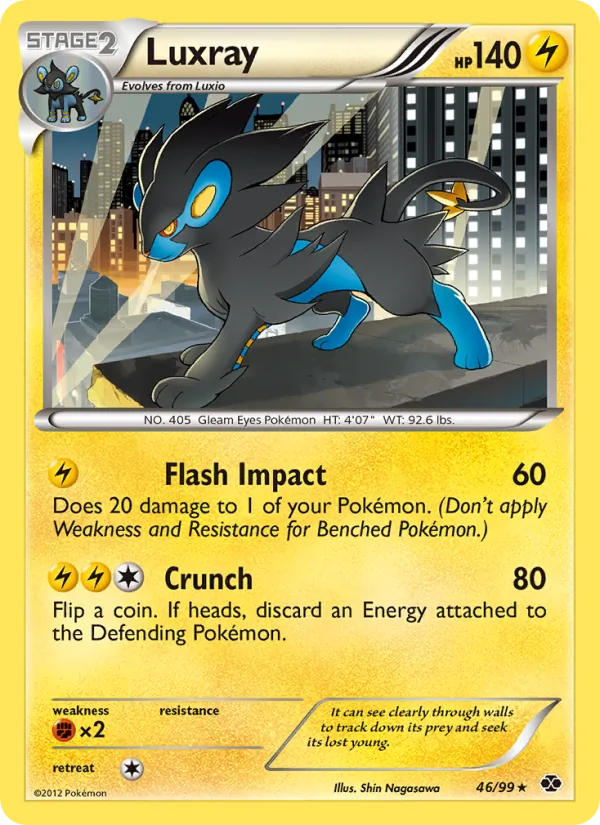 Luxray - Next Destinies Pokemon Card