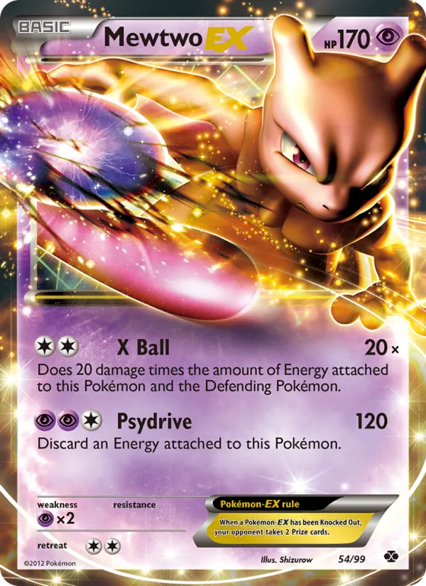 Mewtwo-EX - Next Destinies Pokemon Card