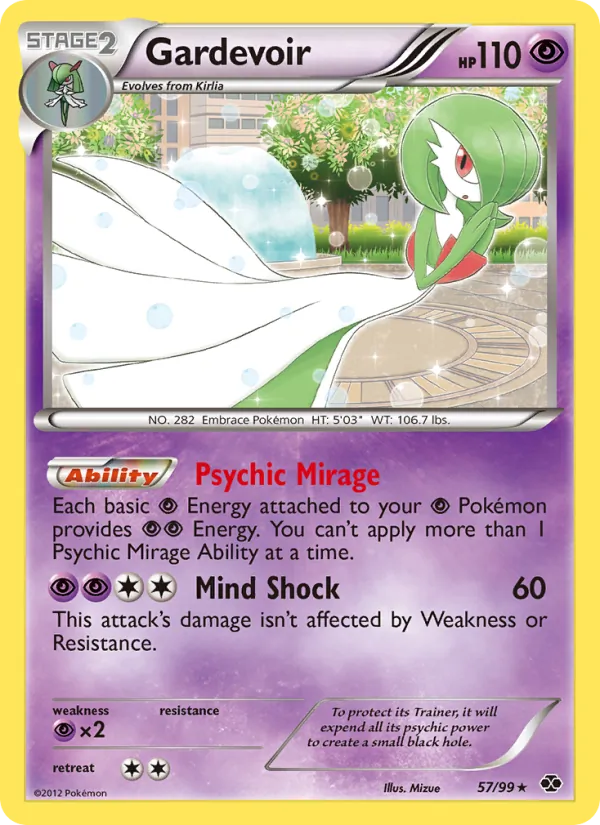 Gardevoir - Next Destinies Pokemon Card