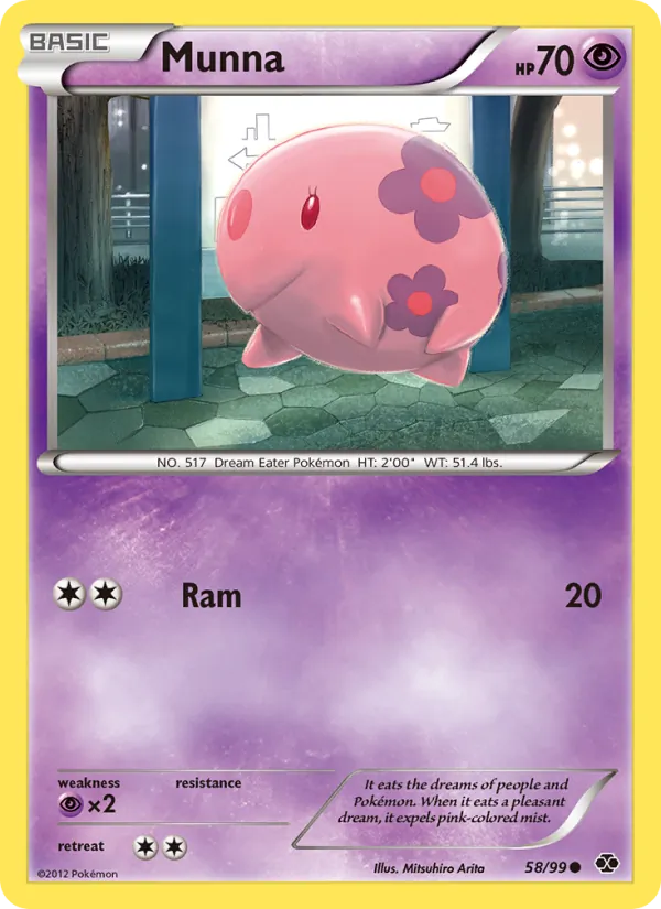 Munna - Next Destinies Pokemon Card