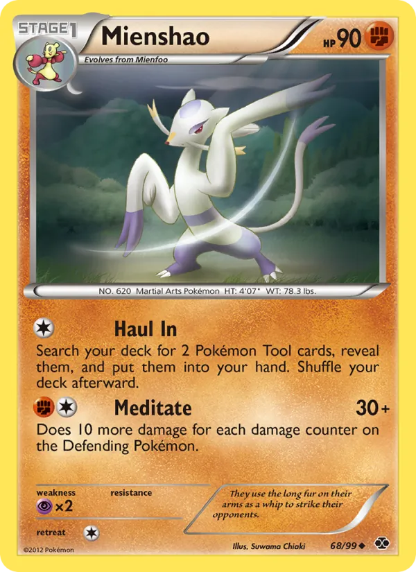 Mienshao - Next Destinies Pokemon Card