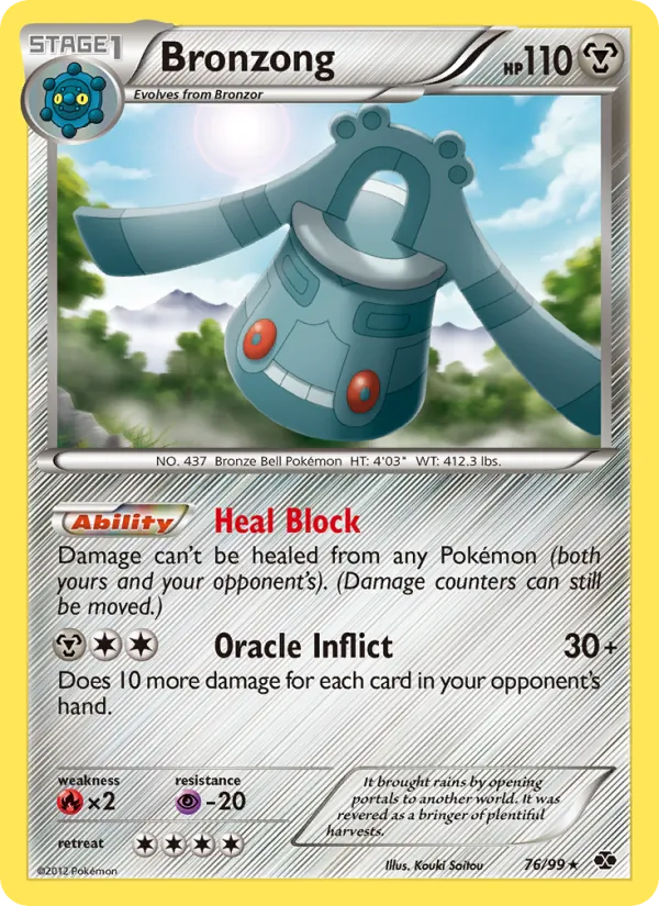 Bronzong - Next Destinies Pokemon Card