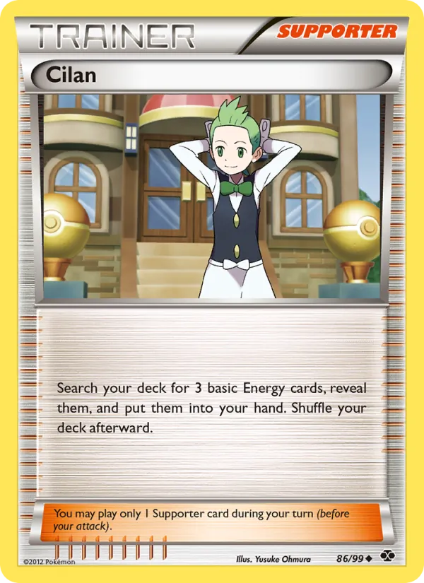 Cilan - Next Destinies Pokemon Card