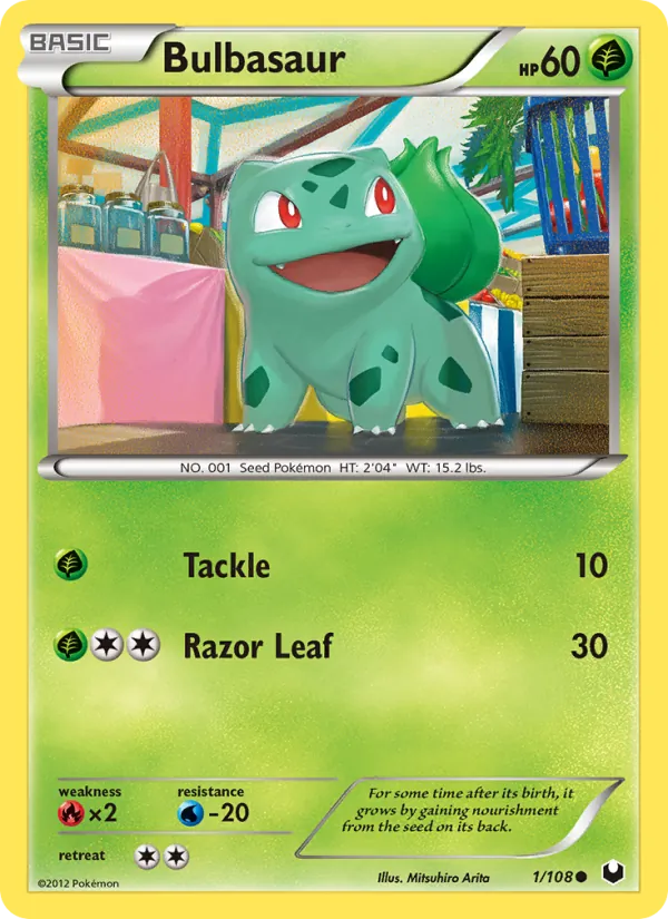 Bulbasaur - Dark Explorers Pokemon Card