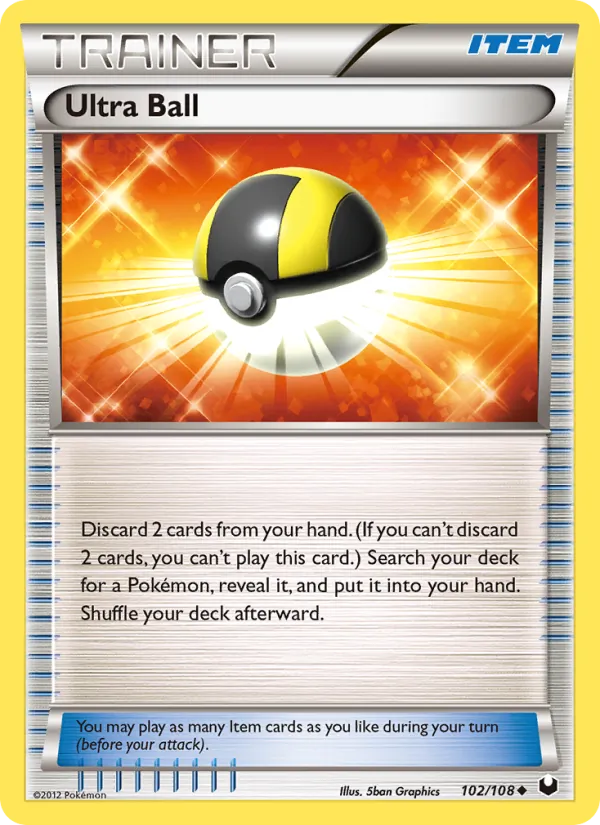 Ultra Ball - Dark Explorers Pokemon Card