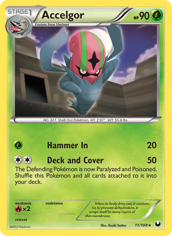 Accelgor - Dark Explorers Pokemon Card