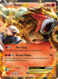 Entei-EX - Dark Explorers