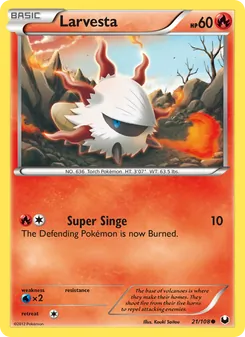 Larvesta - Dark Explorers