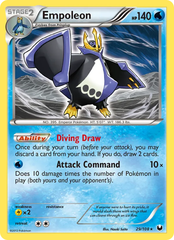 Empoleon - Dark Explorers Pokemon Card