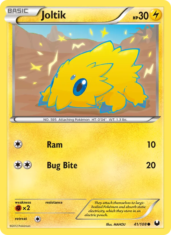 Joltik - Dark Explorers Pokemon Card