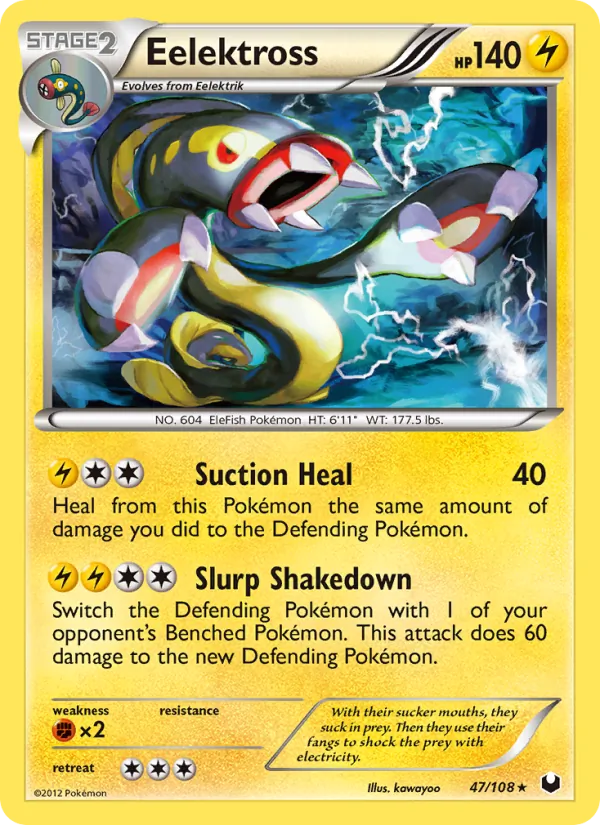 Eelektross - Dark Explorers Pokemon Card
