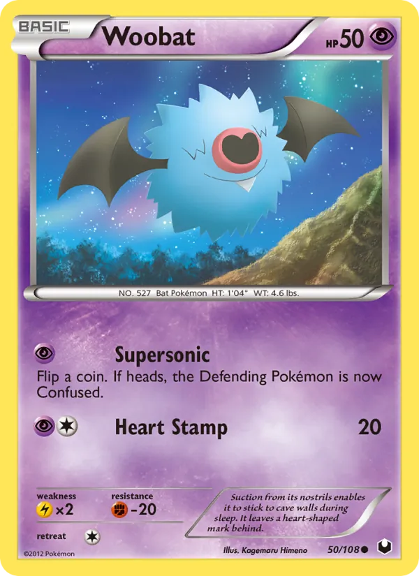 Woobat - Dark Explorers Pokemon Card