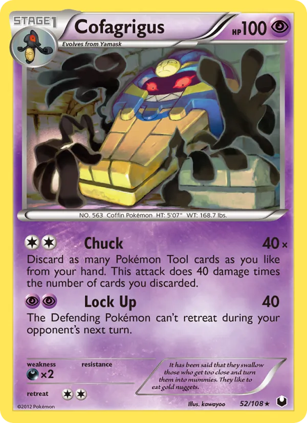 Cofagrigus - Dark Explorers Pokemon Card