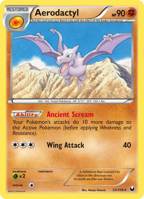 Aerodactyl - Dark Explorers Pokemon Card