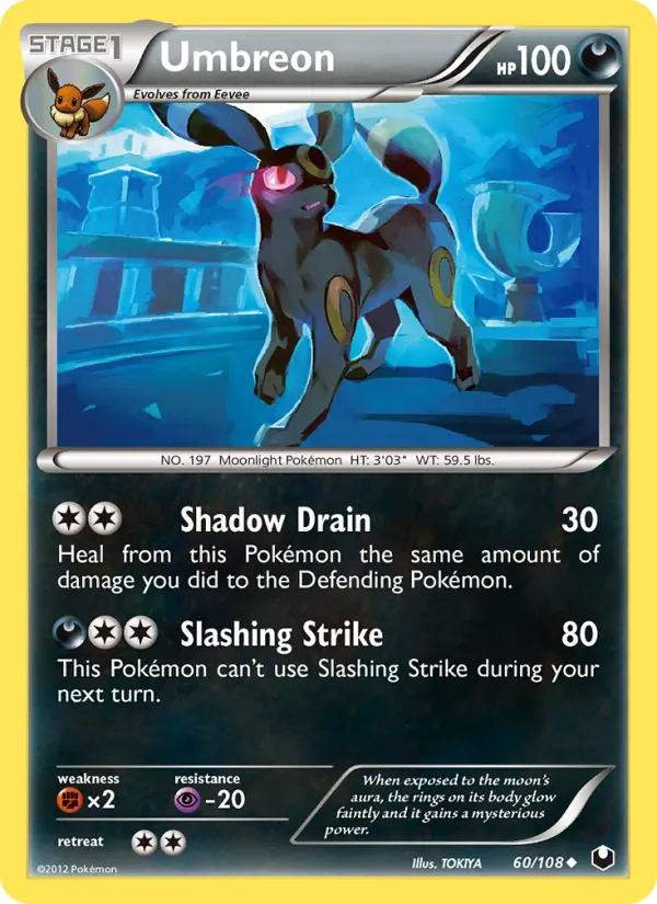 Umbreon - Dark Explorers Pokemon Card