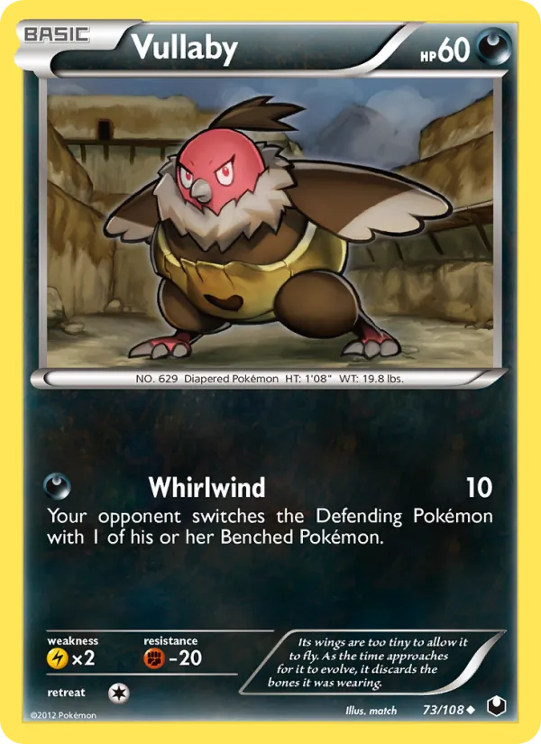 Vullaby - Dark Explorers Pokemon Card
