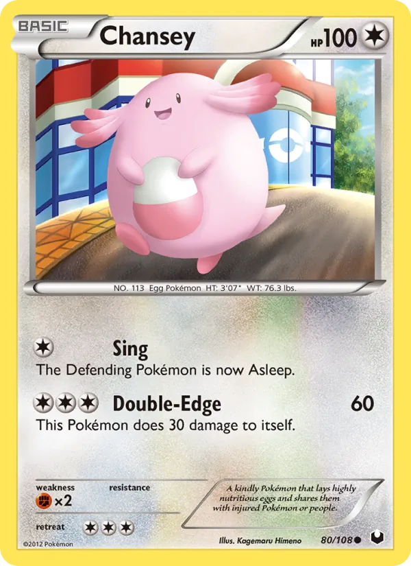 Chansey - Dark Explorers Pokemon Card