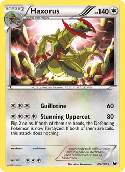 Haxorus - Dark Explorers
