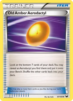 Old Amber Aerodactyl - Dark Explorers