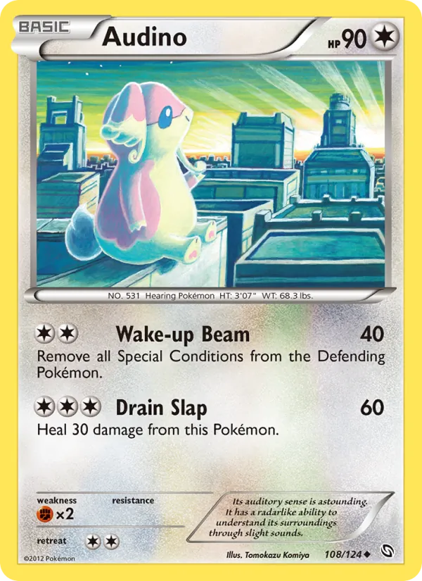 Audino - Dragons Exalted Pokemon Card