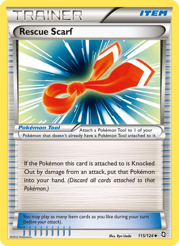 Rescue Scarf - Dragons Exalted Pokemon Card
