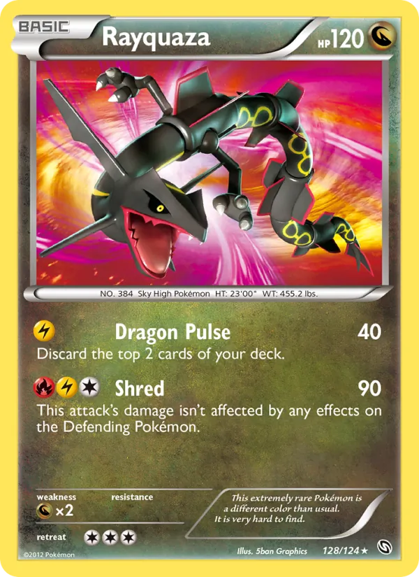 Rayquaza - Dragons Exalted Pokemon Card