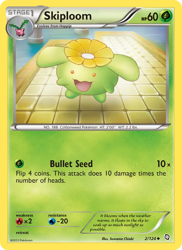 Skiploom - Dragons Exalted Pokemon Card