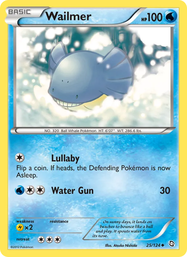 Wailmer - Dragons Exalted Pokemon Card