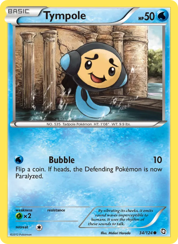 Tympole - Dragons Exalted Pokemon Card