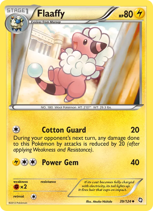 Flaaffy - Dragons Exalted Pokemon Card