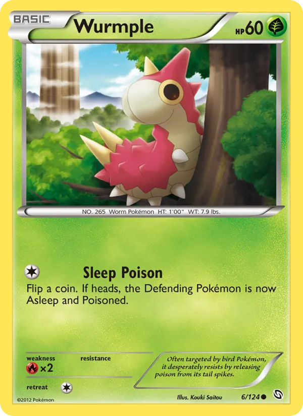Wurmple - Dragons Exalted Pokemon Card