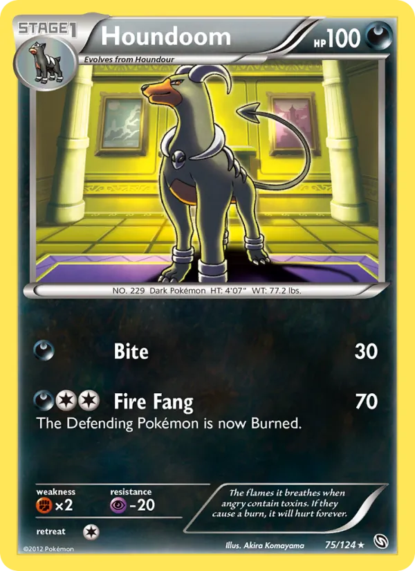 Houndoom - Dragons Exalted Pokemon Card