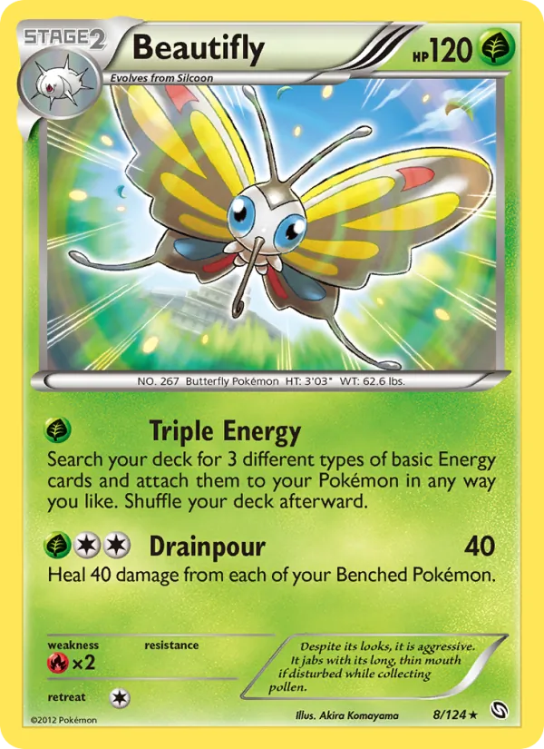 Beautifly - Dragons Exalted Pokemon Card